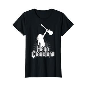 Funny Heavy Metal Hello Cleveland T Shirt